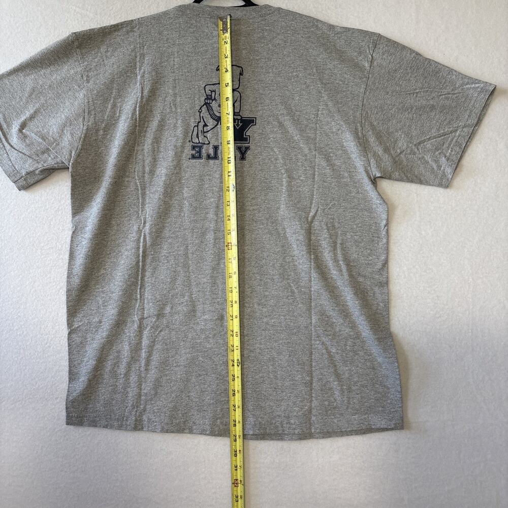 Champion Yale University Bulldogs Graphic Short Sleeve T-Shirt Size XL Gray - Picture 10 of 10